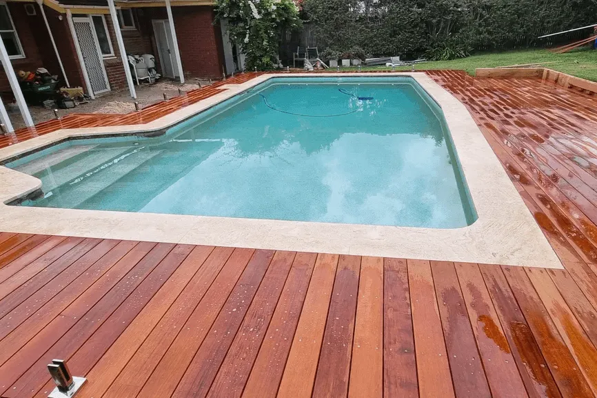 Arianya Landscapes’ Hunter Ave, St. Ives project deck installation