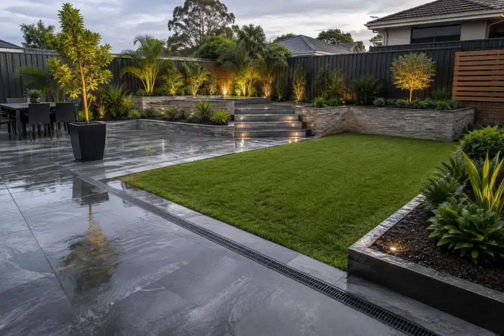 backyard drainage Sydney landscaping solution