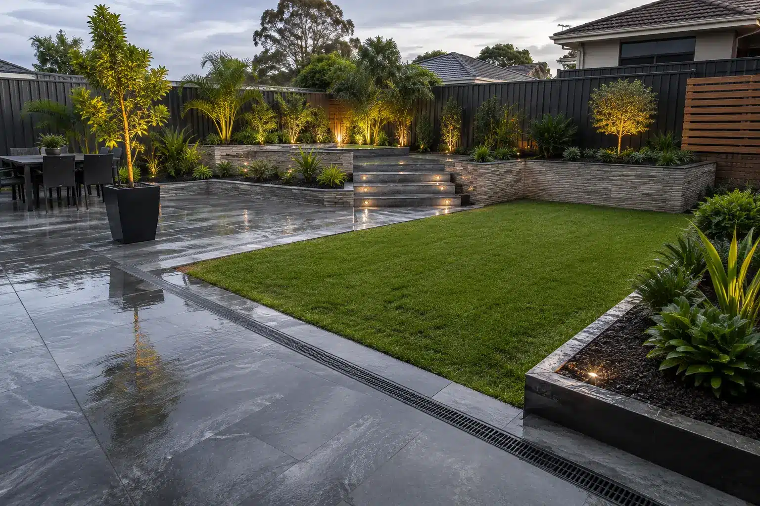 backyard drainage Sydney landscaping solution