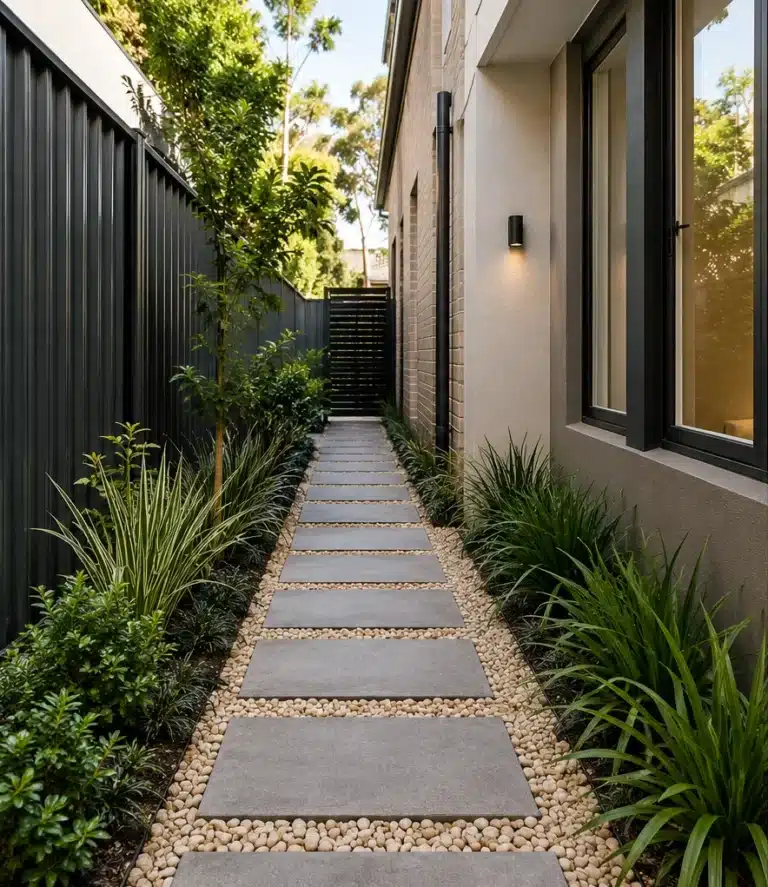 11 Creative Narrow Side Yard Landscaping Ideas for Sydney Homes
